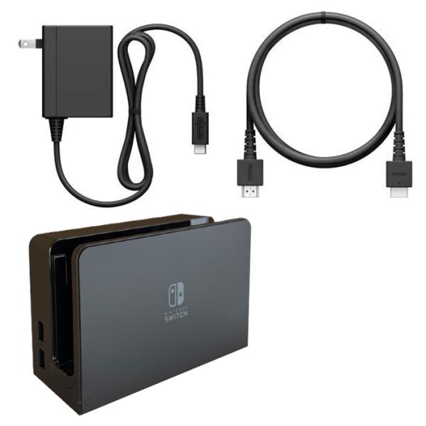 Nintendo Switch 有機ELモデル ドックセット ブラック 有線LAN 純正品