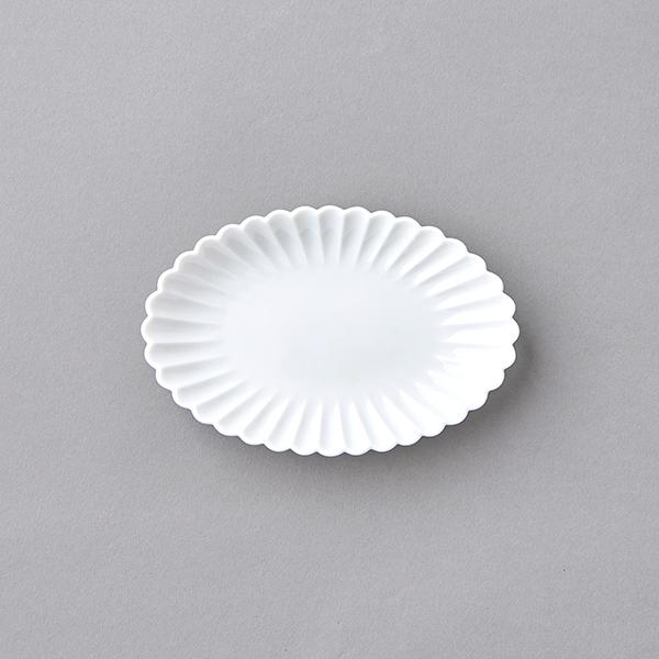 share with Kurihara harumi ギフト包装可花型 白 プレート 食器 新輪