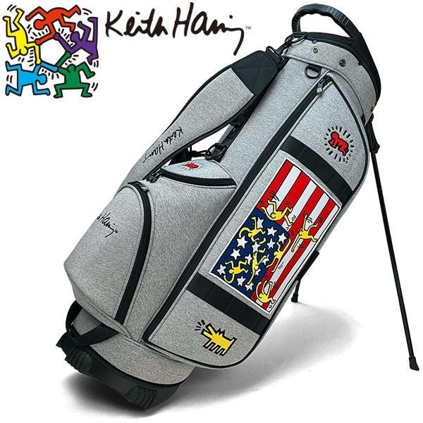 キースヘリング ゴルフ スタンド キャディバッグ American flag × Star