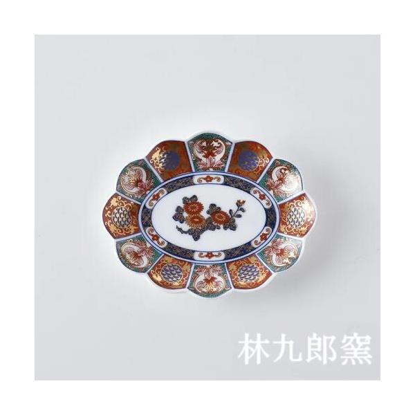 A538 古伊万里極上金蘭手窓絵熨斗に蝶菊に銀杏波桜