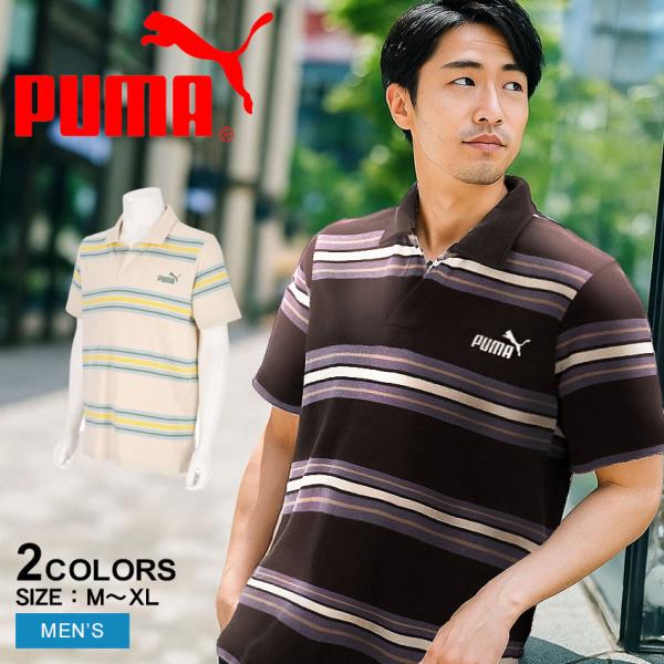 PUMA（プーマ） 半袖ポロシャツ メンズ PUMA 686855 ブラック 黒