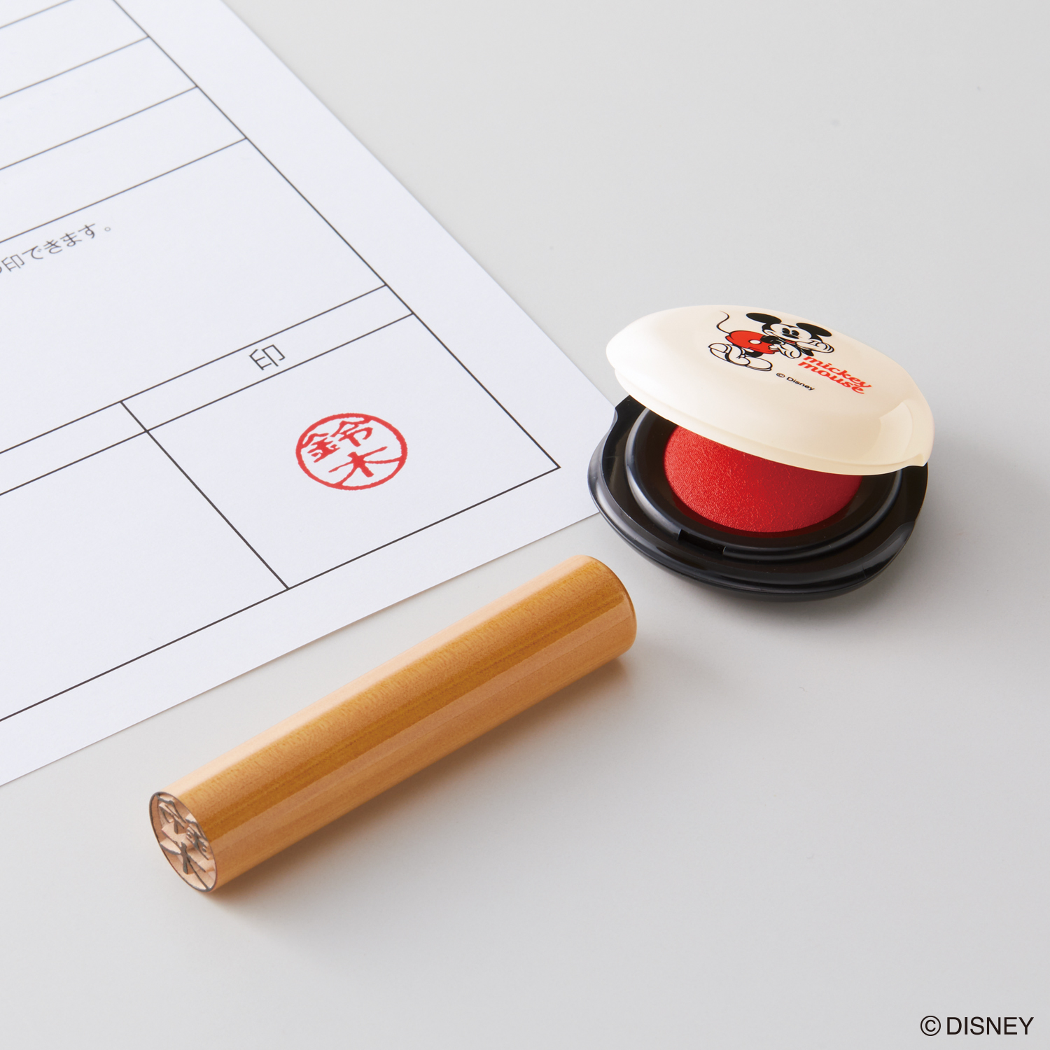 プチ朱肉 20号 ミッキーマウス2|MGP-20DM2/H|商品カタログ|シヤチハタ