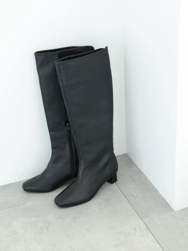 セール】 ロングブーツ（ブラック/シューズ/ロングブーツ）| Te chichi