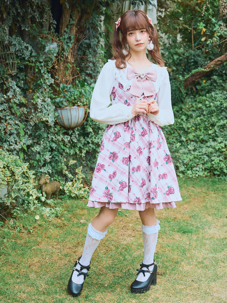 マドラスローズ セーラーワンピース - Ank Rouge(アンクルージュ)の