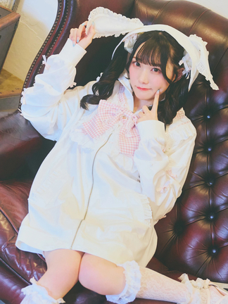 ギンガムリボンうさみみパーカー - Ank Rouge(アンクルージュ)のパーカ