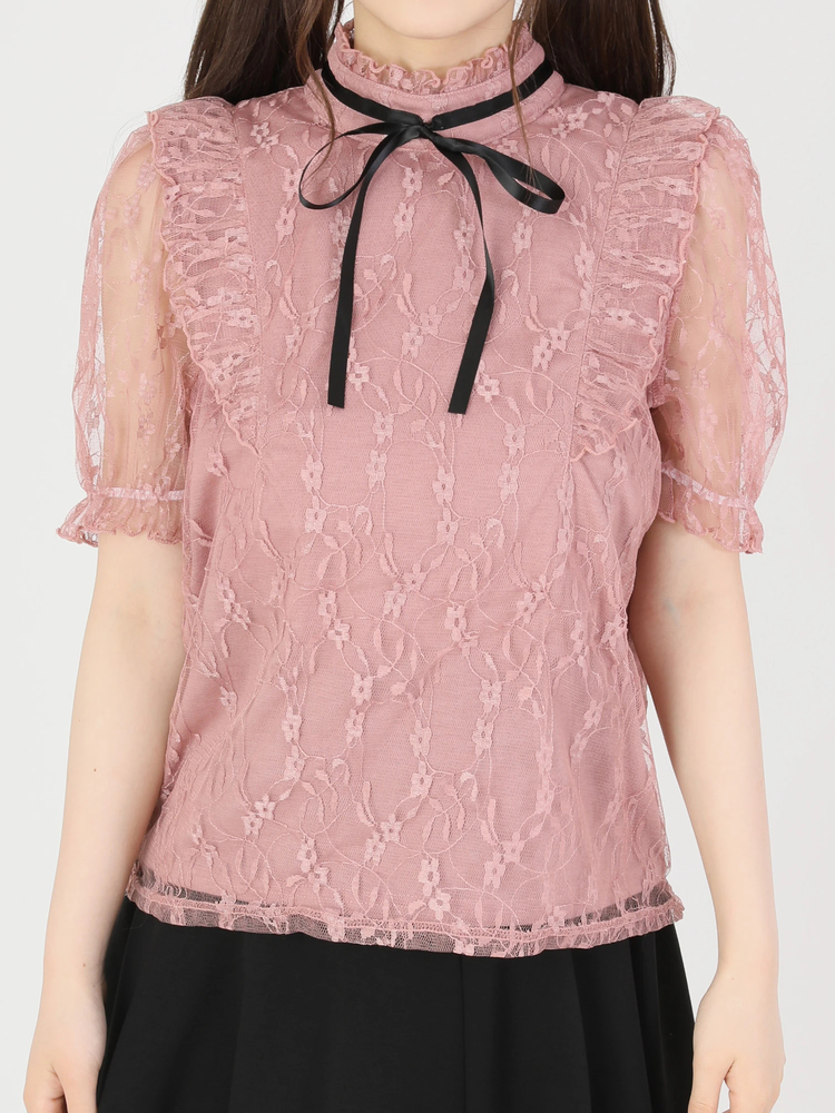 レースTOPS - Ank Rouge(アンクルージュ)のTシャツ・カットソー