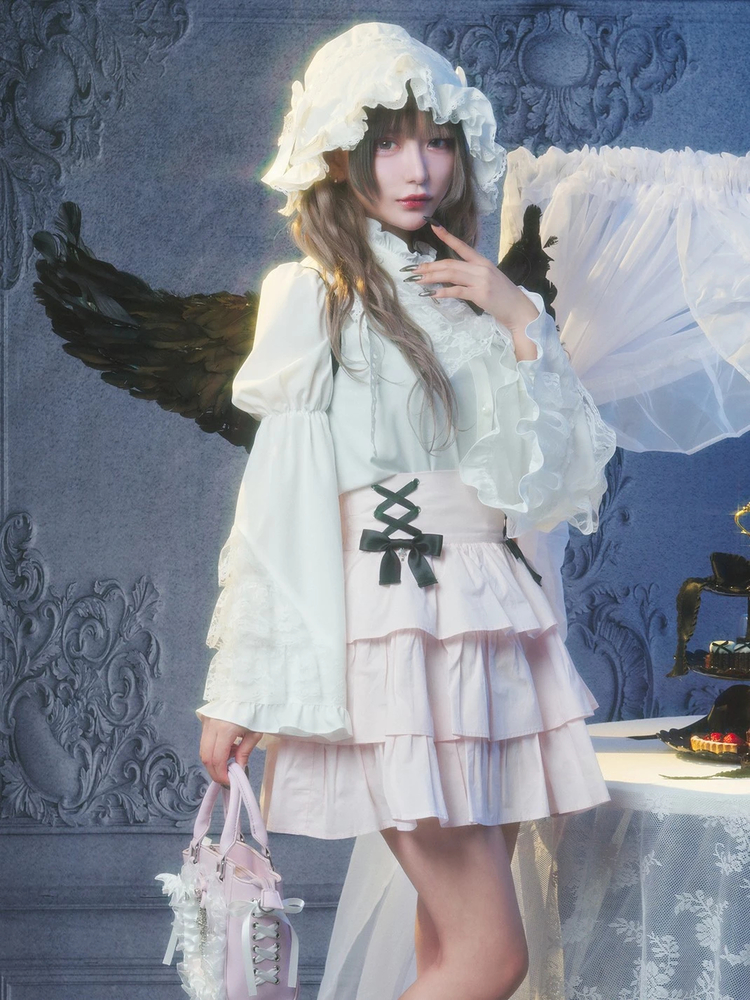 スピンドルクロスモチーフティアードスカパン - Jamie エーエヌケー