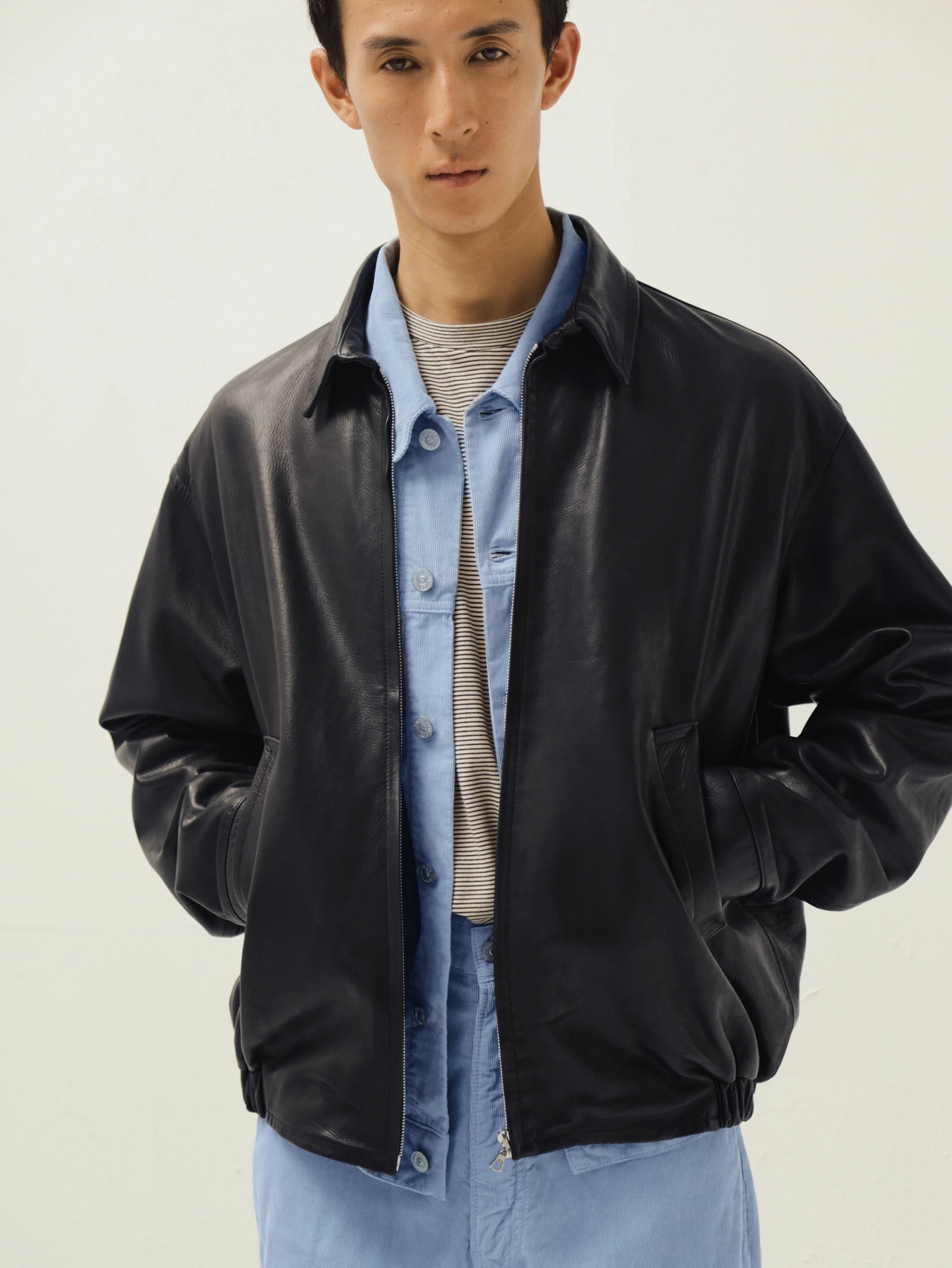 Calf Leather Zip Blouson | OUTER WEAR | KAPTAIN SUNSHINE ONLINE STORE