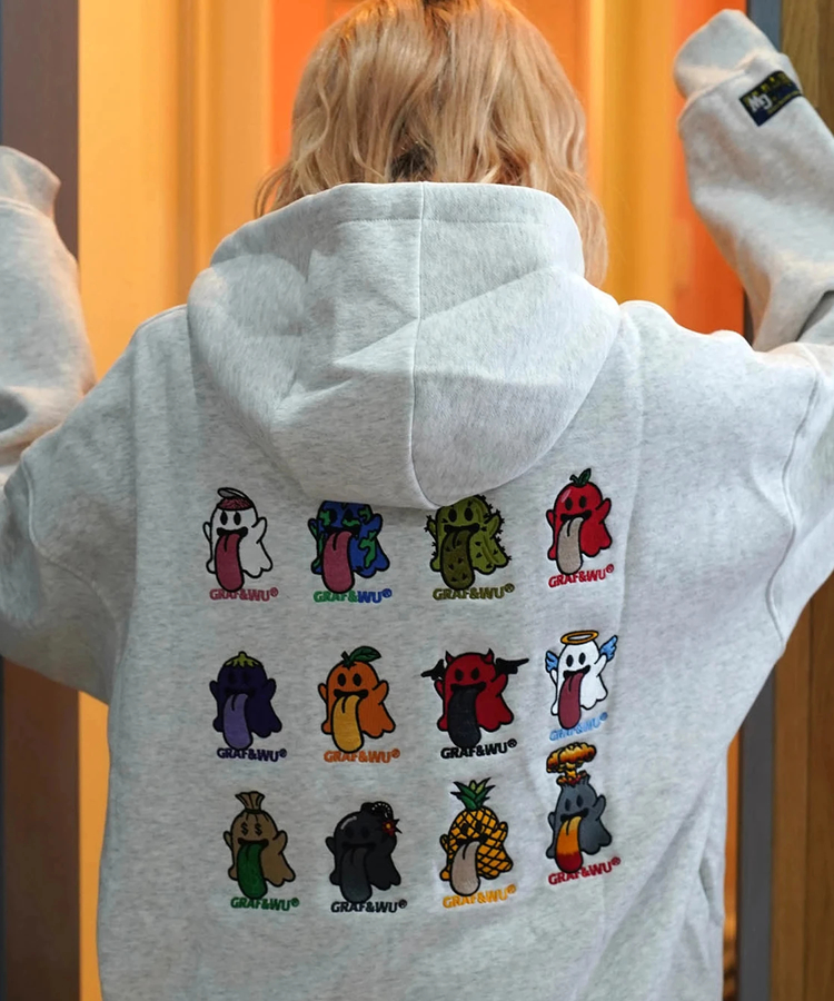 GRAF&WU/グラフアンドウー 12BOO GHOST プルパーカー(MENS