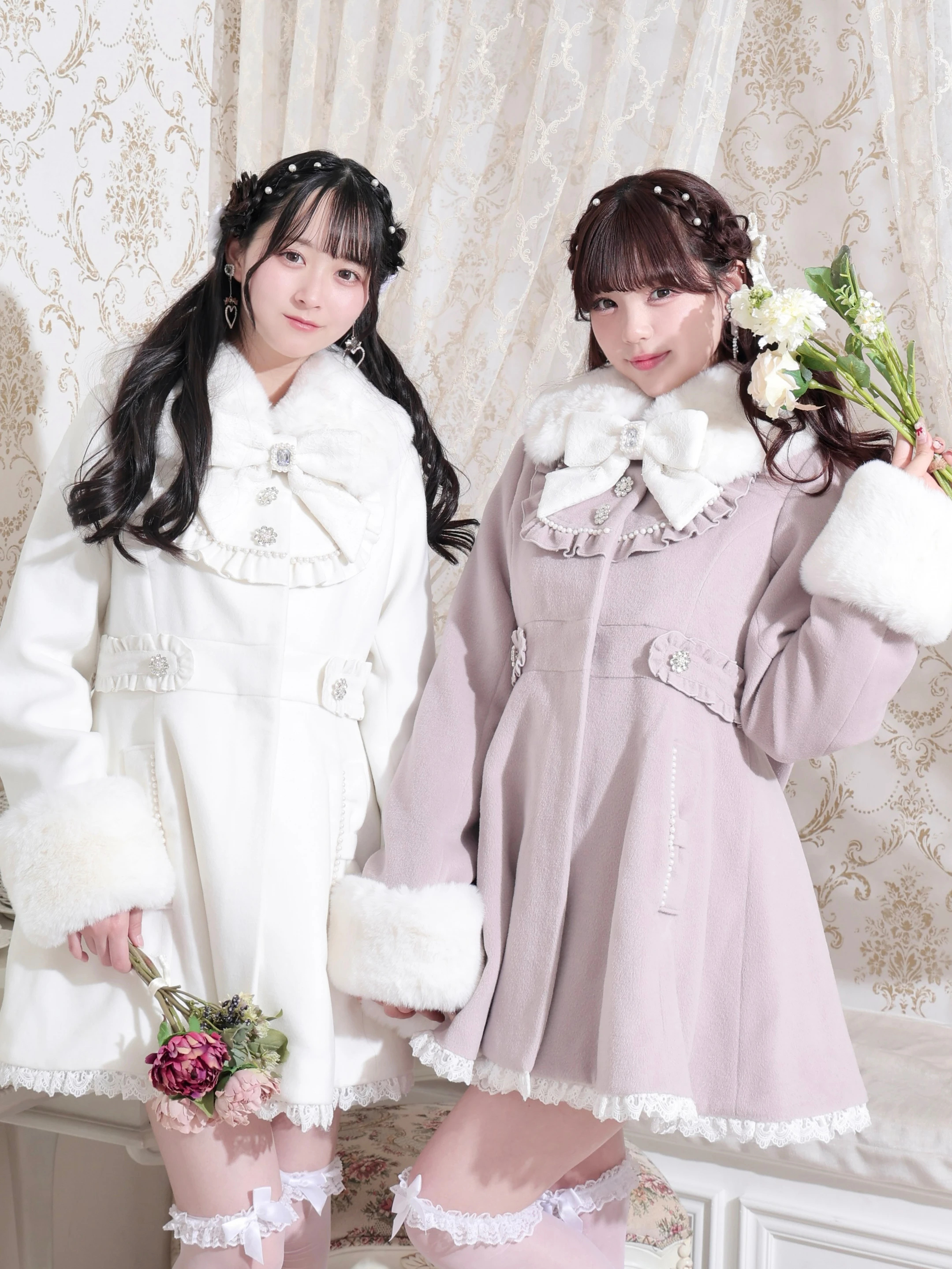 ヨークフリルドレッシープリンセスコート（コート｜オフホワイト