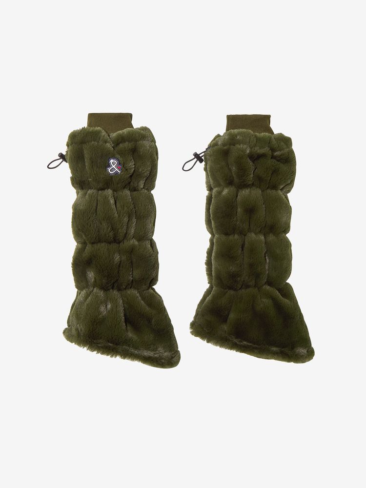 公式・アウトレット】ファー使いレッグウォーマー（レディース