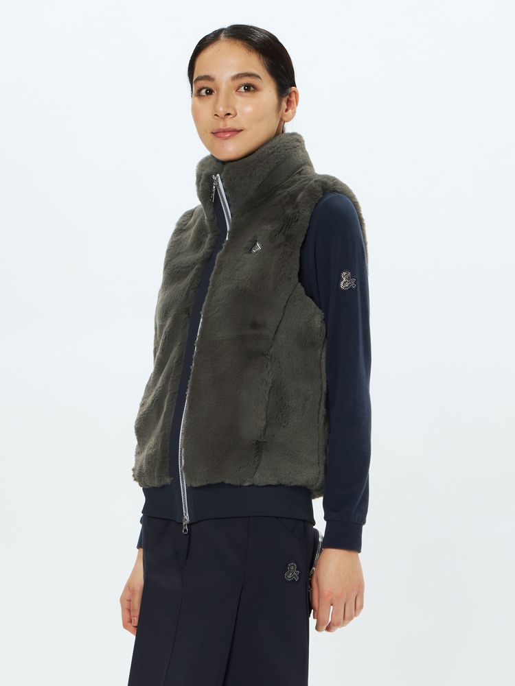 公式・アウトレット】ファー素材ベスト（レディース）｜アンパスィ公式