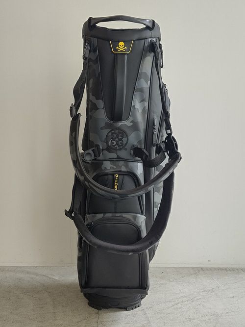 OUTLET】【SALE】G/FOREジーフォア カモフラージュ柄ゴルフバッグBLACK