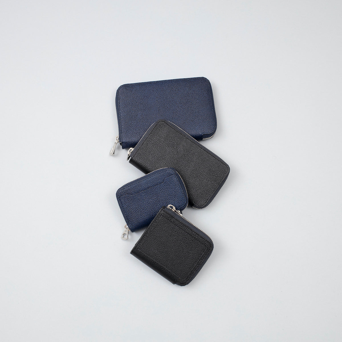 CRISTY COIN CARD WLT｜伝統工芸 × 黒桟革ミニ財布｜漆仕上げの高級