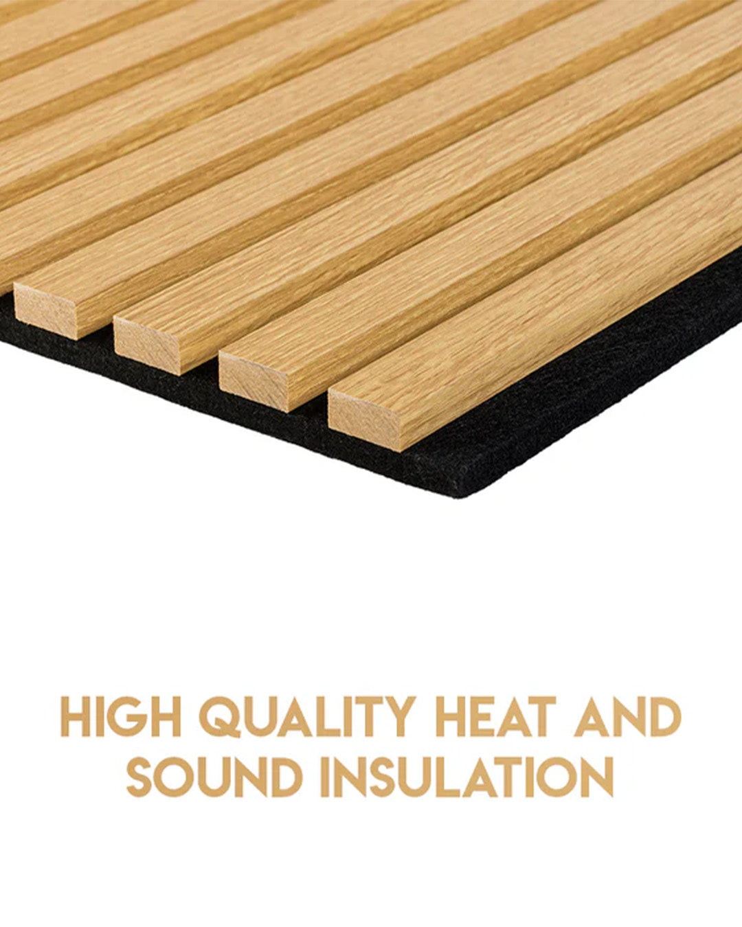 Refreshing Oak Harmony Wood-T55 Acoustic Wood Wall Panels
