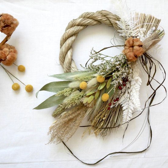 お正月飾り（2way・3wayスワッグにもなるしめ縄飾り) 各種ご紹介 | IZURU