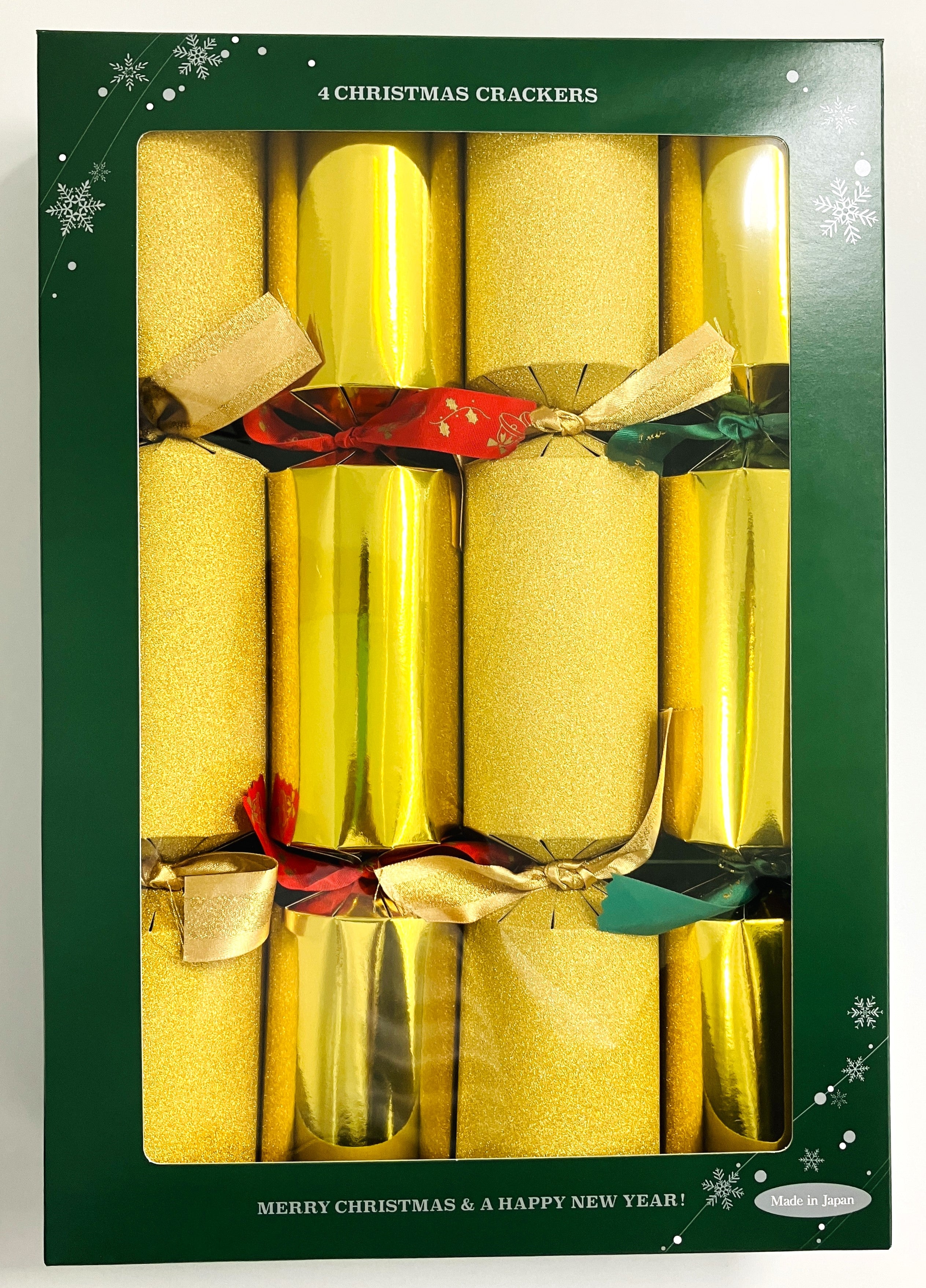 英国式クリスマスクラッカーセット4本入り〈金ゴールド〉 – クリスマス
