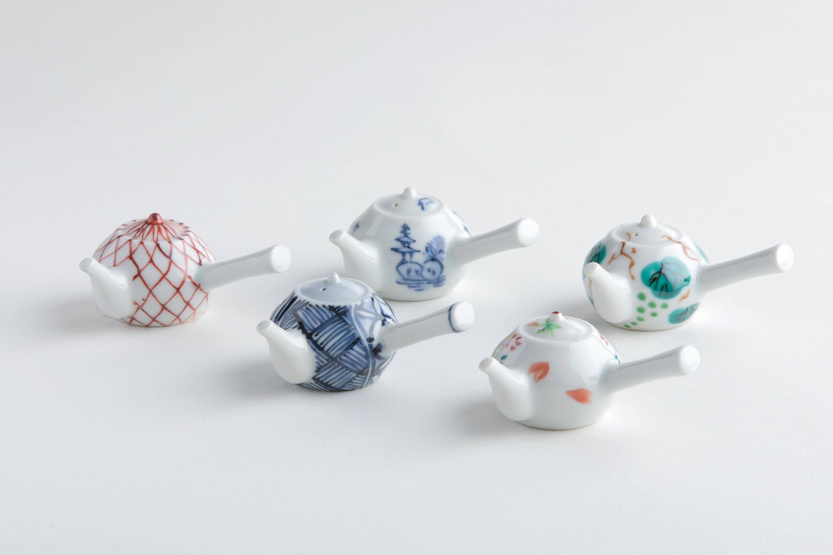 絵変り急須 箸置(5個入)