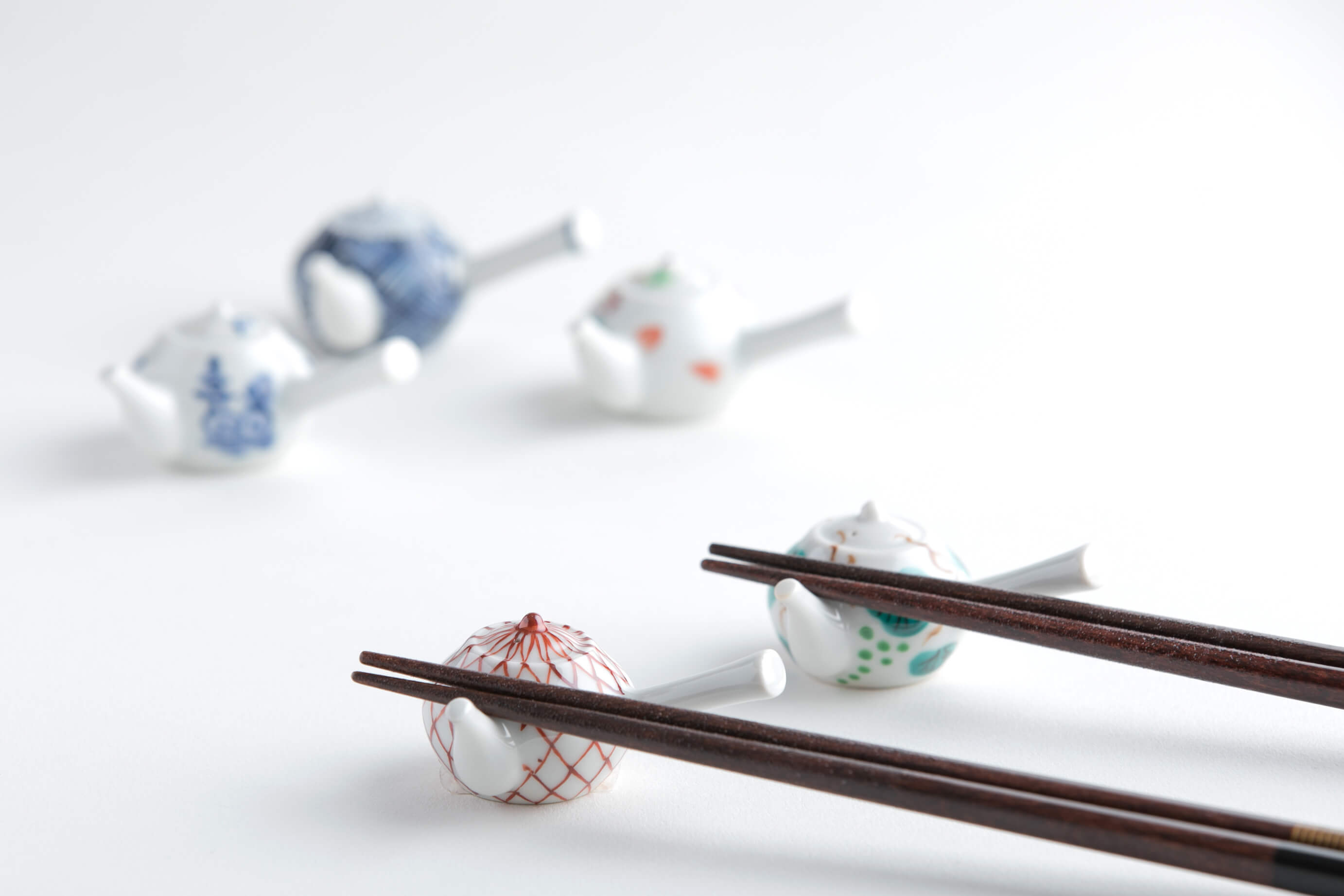 絵変り急須 箸置(5個入)