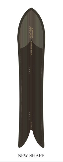 MOSS SNOWSTICK Modern Fish (156) | JACK IN THE BOX SNOWBOARD STORE