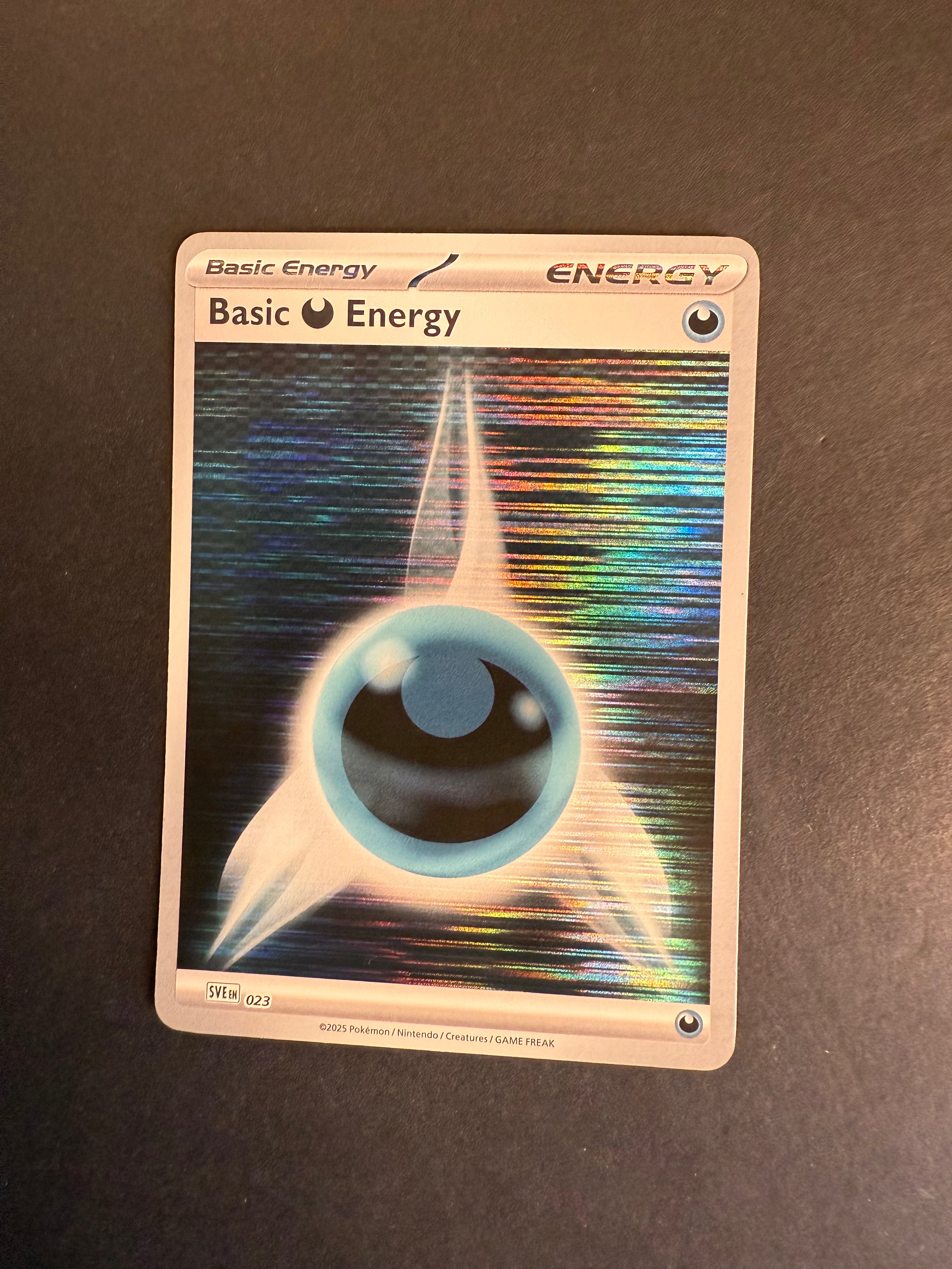 Darkness Energy - 023 Holo Rare - Pokemon Black Bolt & White Flare
