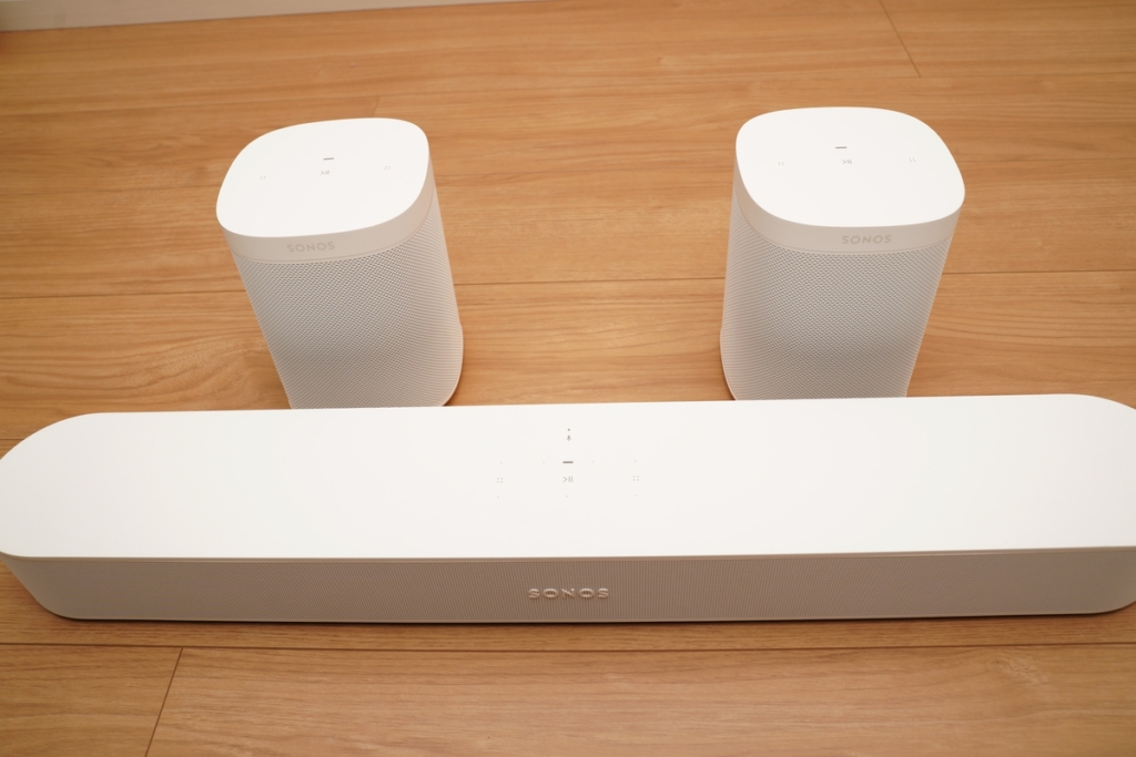 SONOS ホームシアターシステム レビュー | サラウンド・ステレオペアの