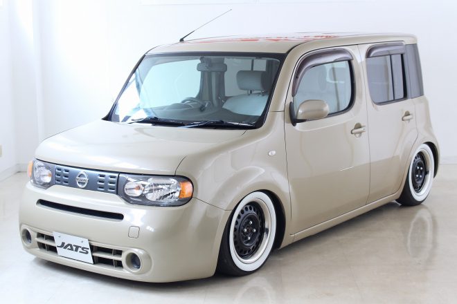 日産 Z12 キューブ！US仕様！エアサスカスタム！神奈川県S様にご納車