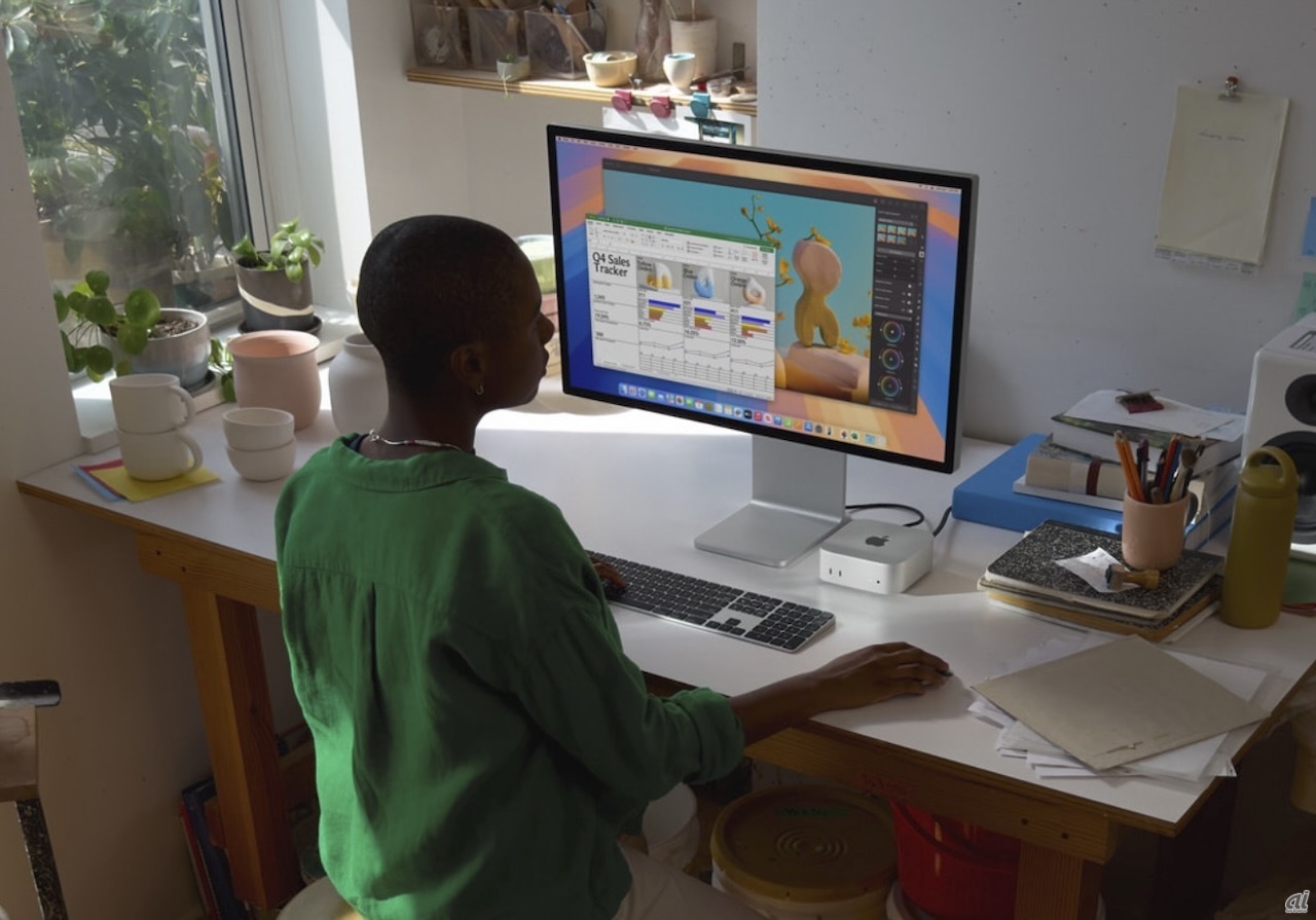 アップル、ぎゅっと小さくなった新「Mac mini」発表--M4と16GBメモリで