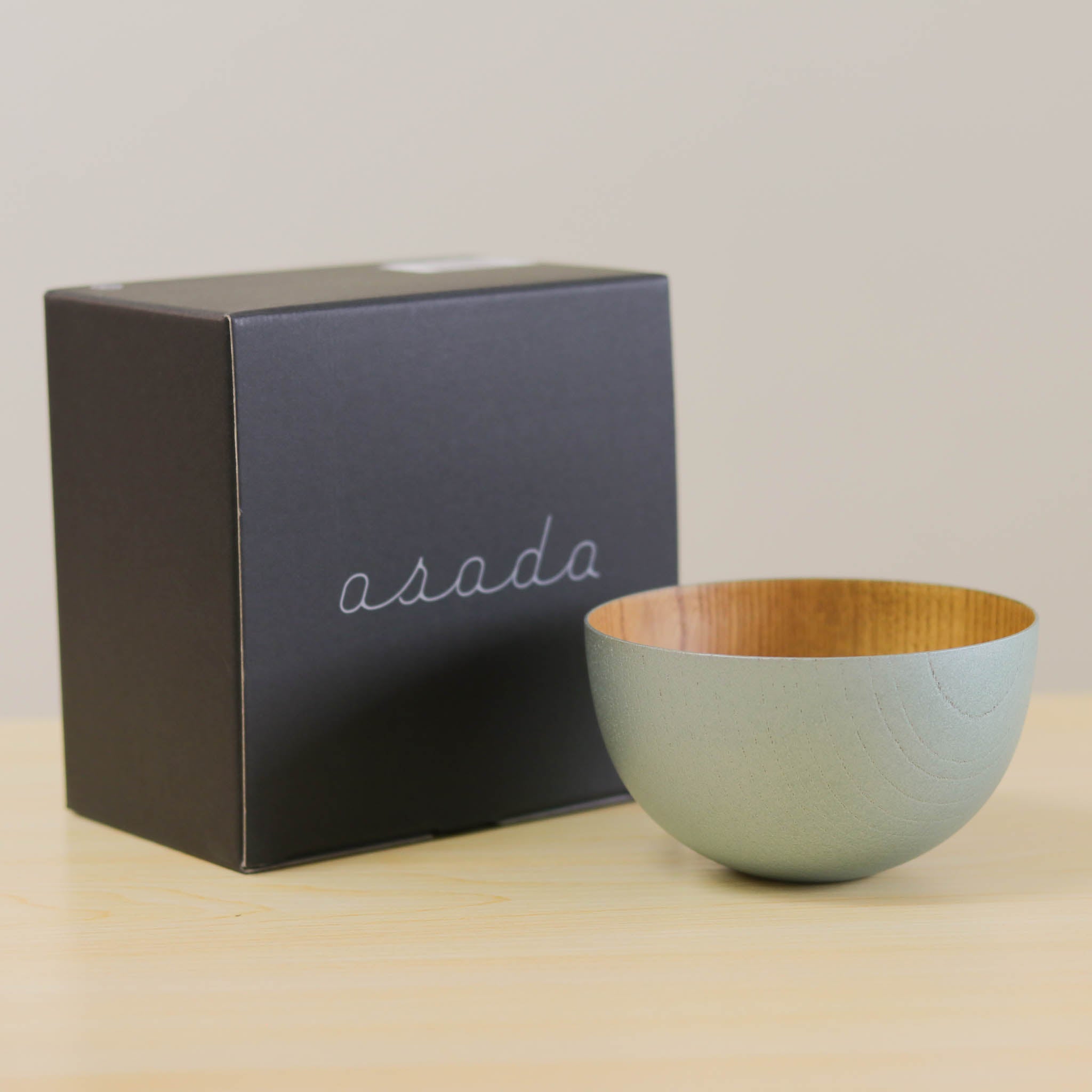 山中漆器 お椀 | うつろいボウル | グリーンパール ナチュラル | 浅田