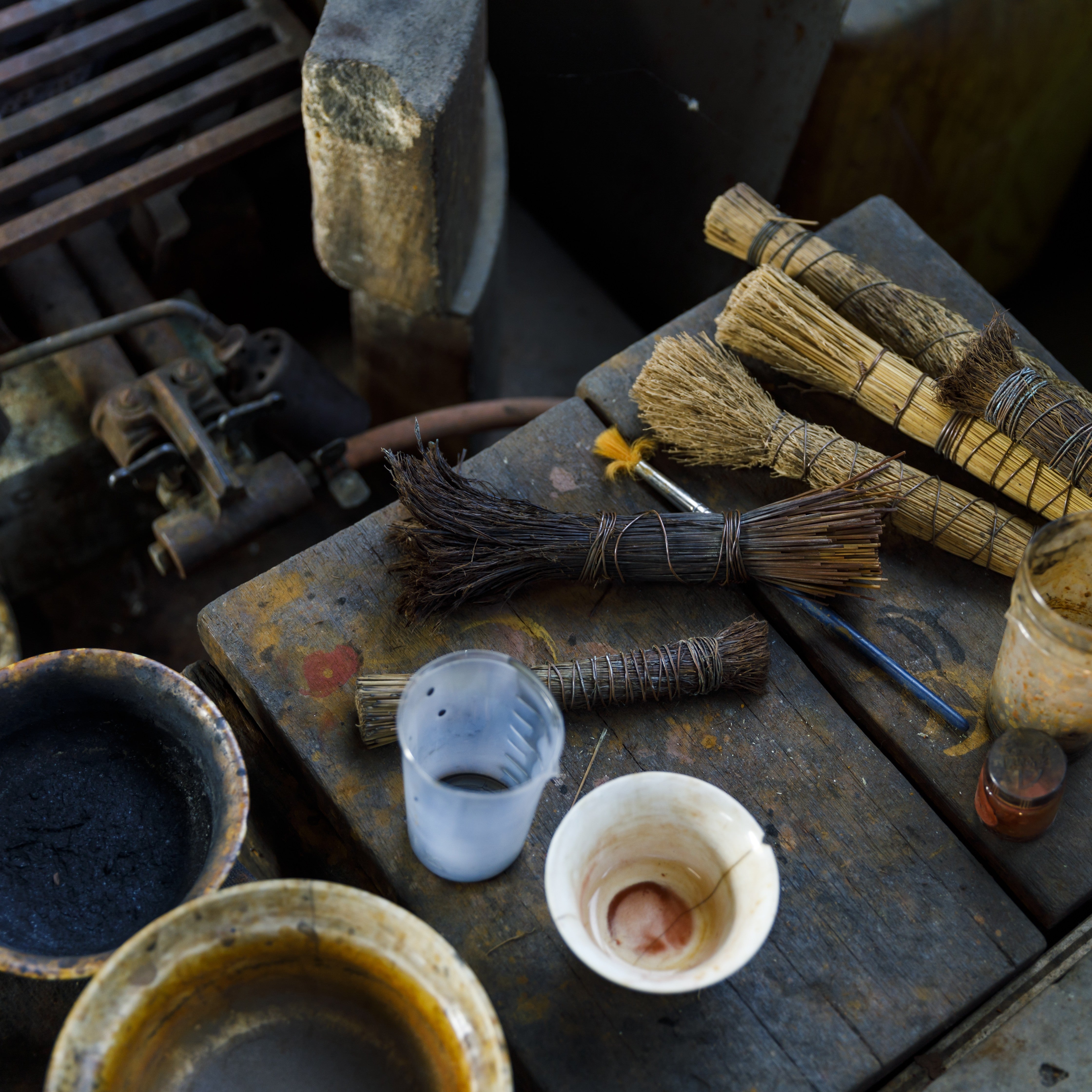 高岡銅器 花器 | いちりん | 斑紋孔雀色 | Orii