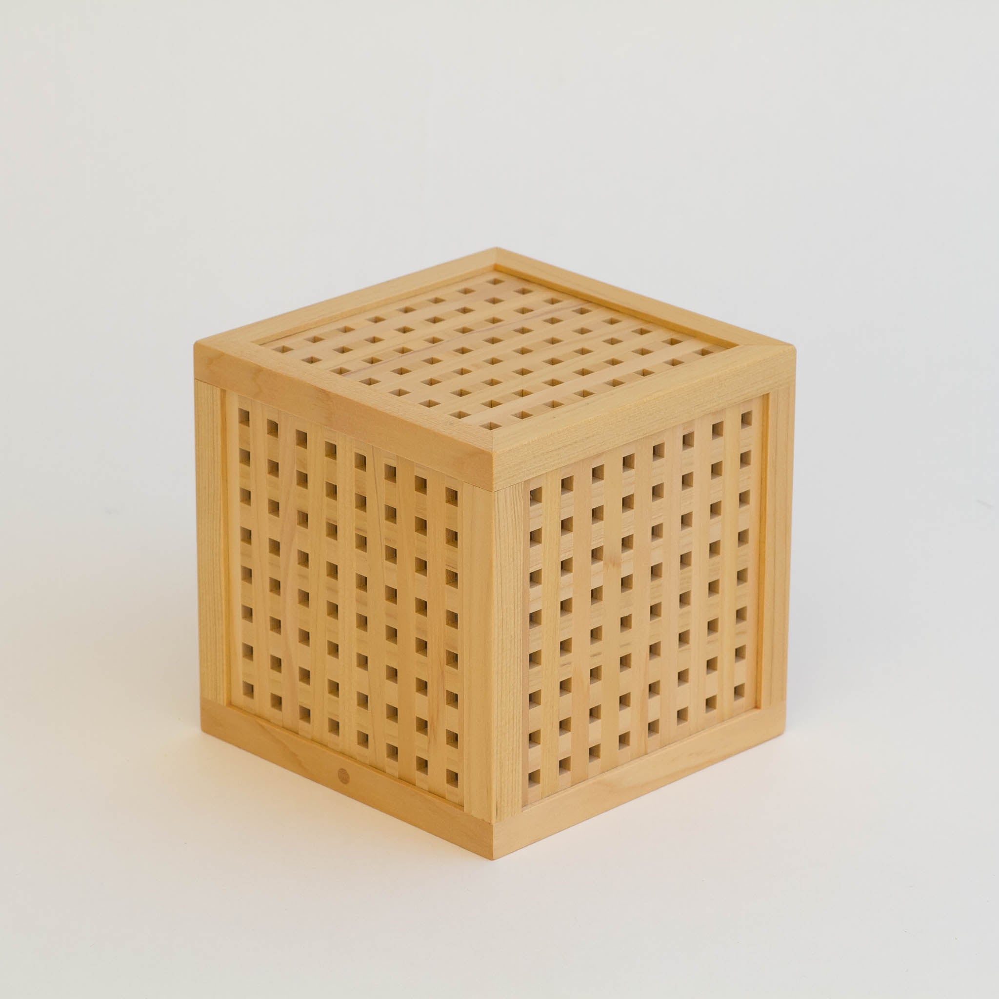 組子細工 テーブルランプ | ひかりの小箱2 | 木のあかり