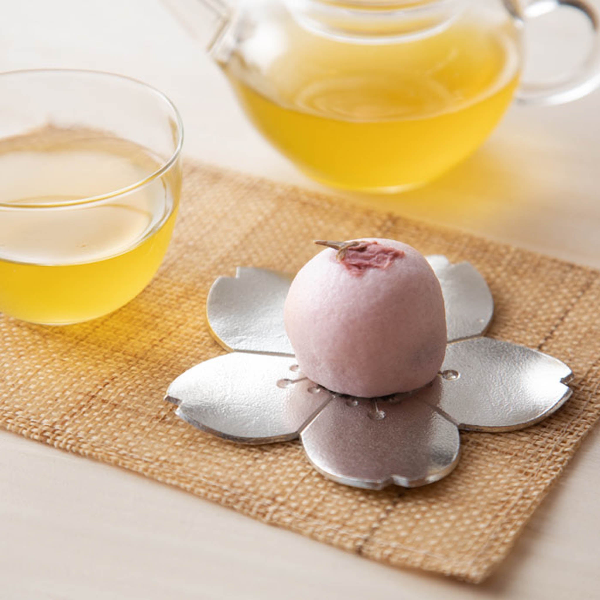 錫器 セット| 箸置 トレー | 桜 ・さくら| 能作