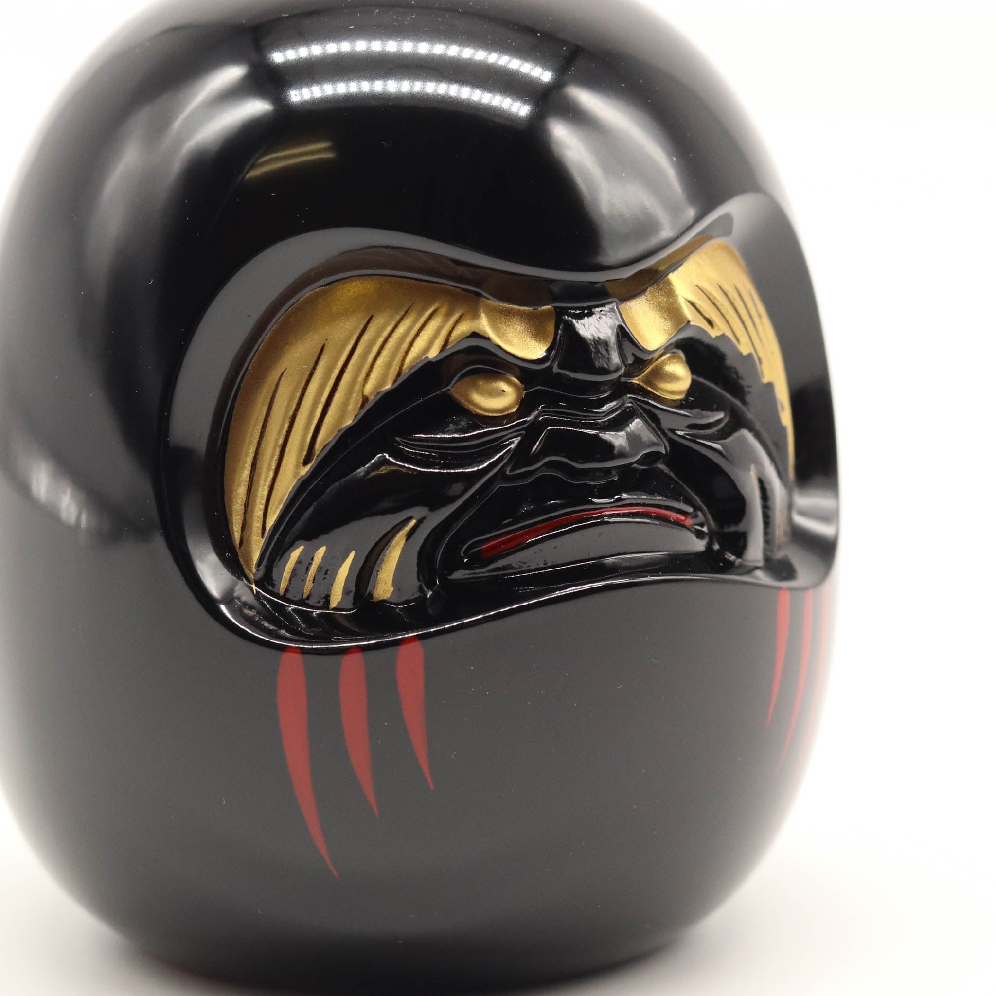 高岡銅器 | 達磨 | 黒漆・金蒔絵仕上げ | 銀雅堂
