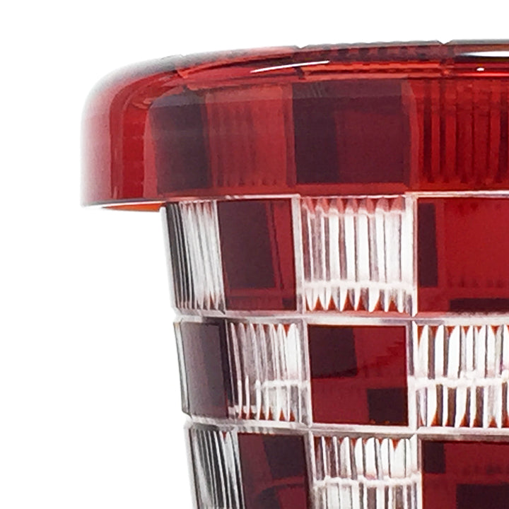 江戸切子 蓋つきグラス | 蓋ちょこ | 市松 | 廣田硝子