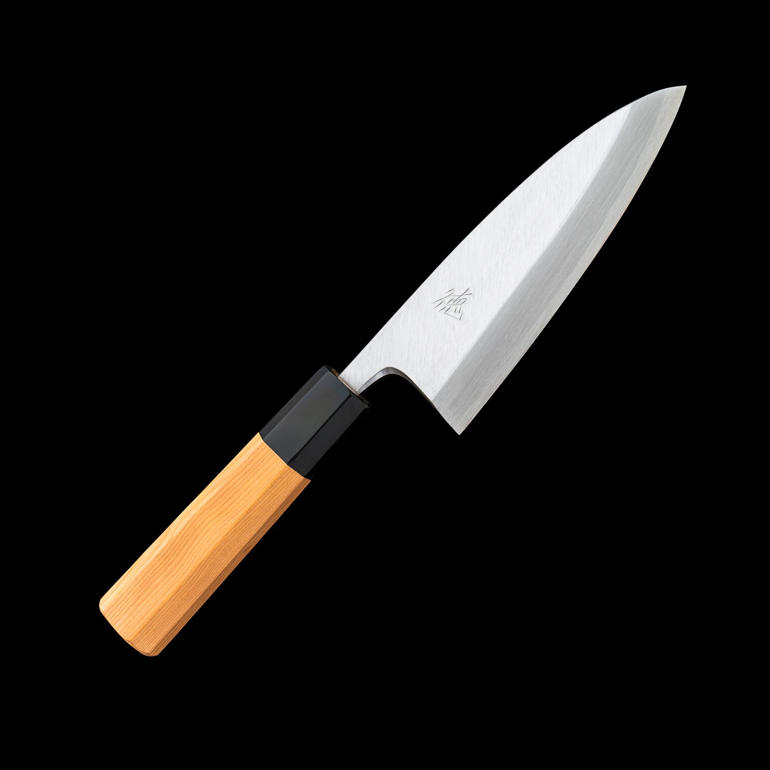 包丁の堺徳｜出刃包丁 堺打刃物 白二鋼 一位八角