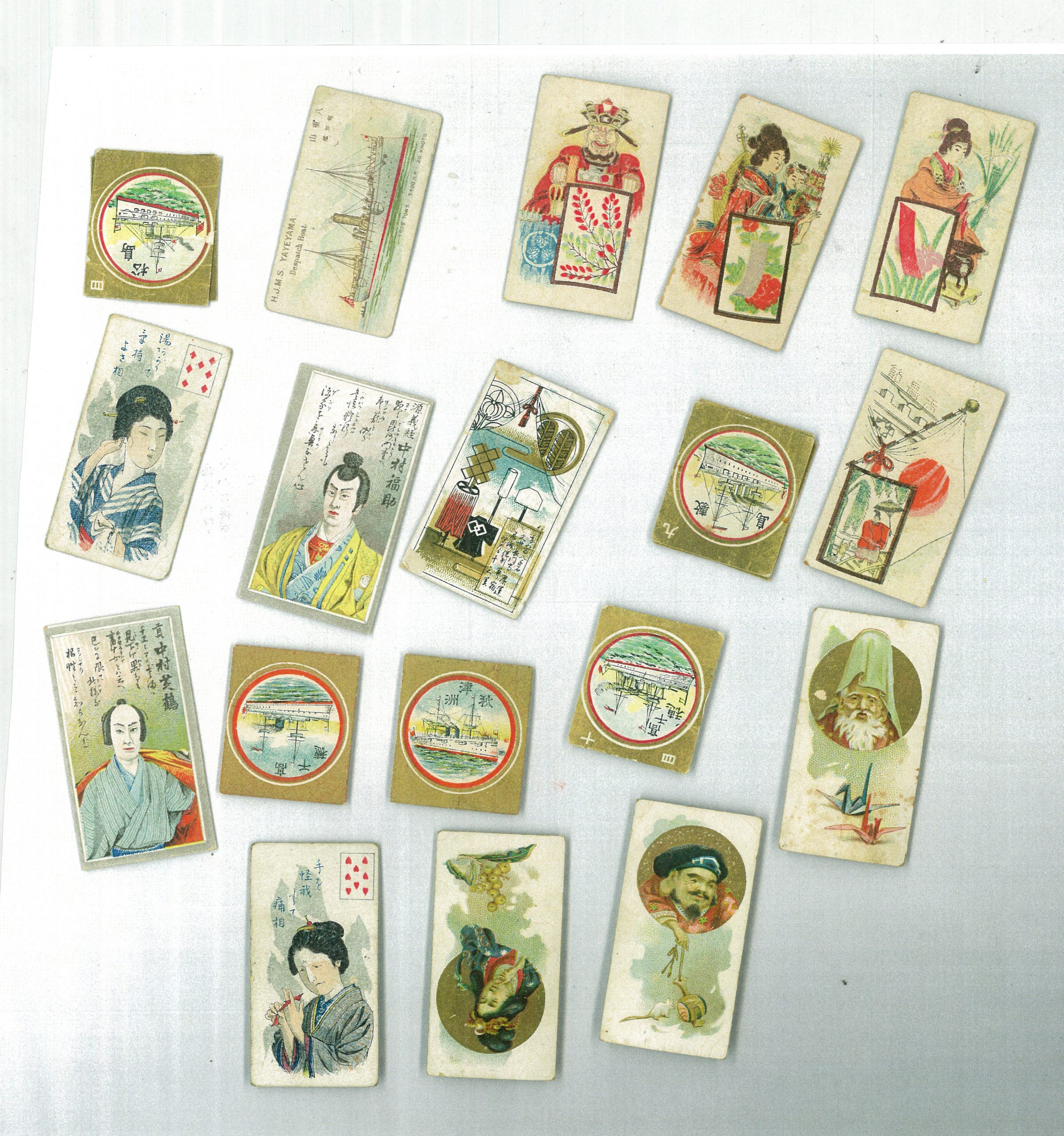 二）花札図柄の「煙草カード」 - 日本かるた文化館