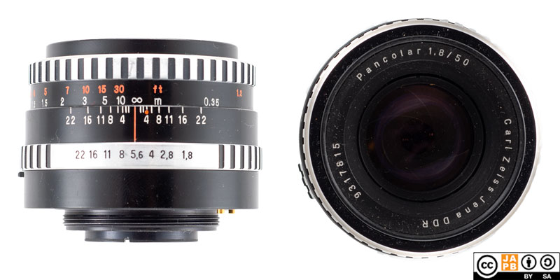 Data sheet: Carl Zeiss Jena Pancolar 50 mm f/1.8 – JAPB
