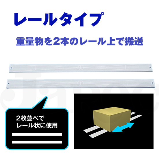 重量物を楽々移動】スライダーボード レールタイプ／3550018Rレール【1