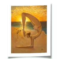Scorpion Sunrise -Museum Quality Yoga Art Print - The Art of Jay