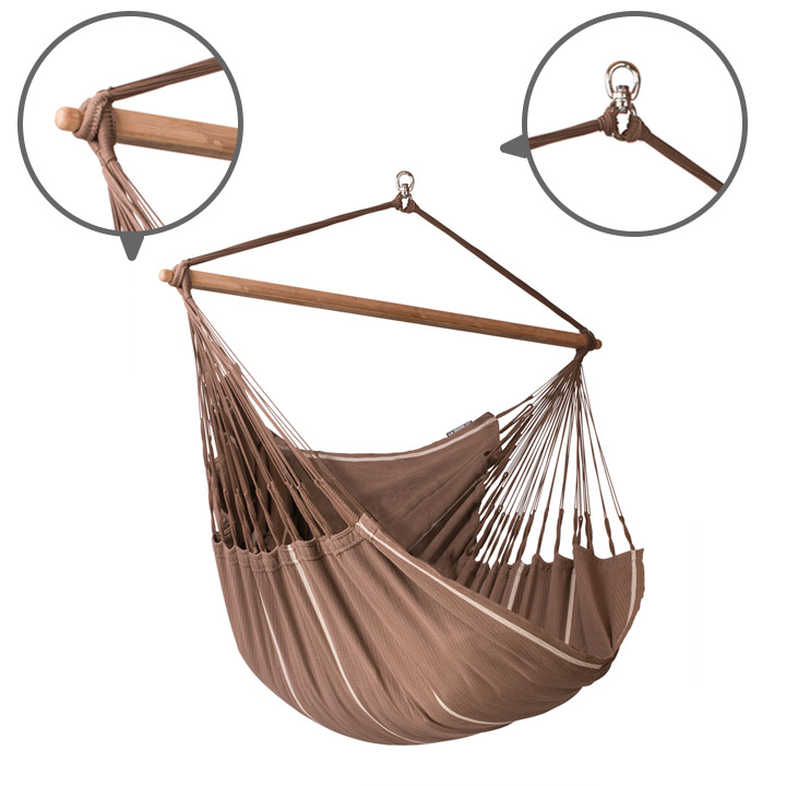 特大サイズ「La Siesta（ラ シェスタ） チェアハンモック ロウンガー