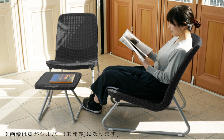 ケター （KETER） リオ バルコニー ガーデンチェア＆サイドテーブル 3