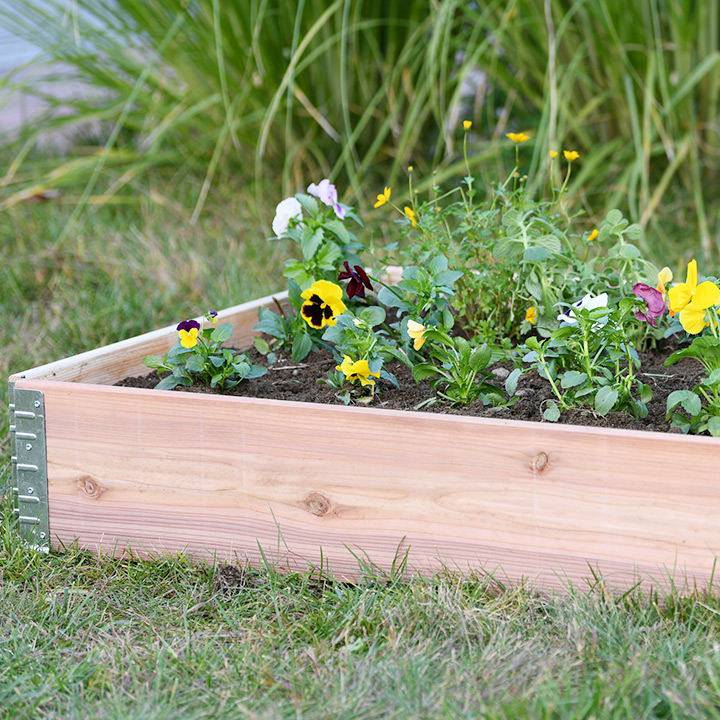 木製プランター 「a+ design ガーデンボックス 800×600 4個セット
