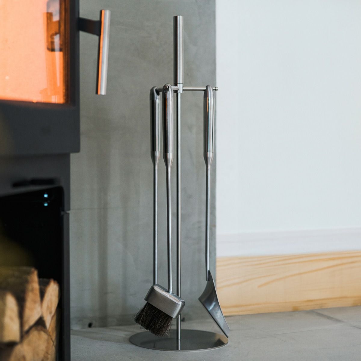 暖炉薪ツール 「ファイヤーサイド ステンレスツールセット レギュラー