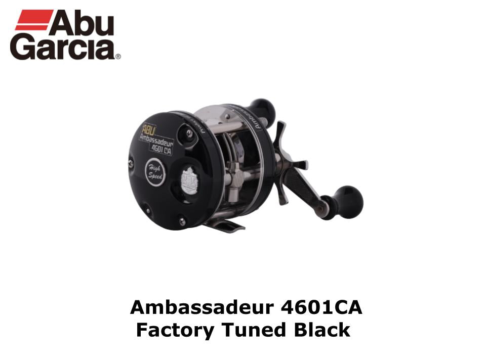 Abu Garcia Ambassadeur 4601CA Factory Tuned Black – JDM TACKLE HEAVEN