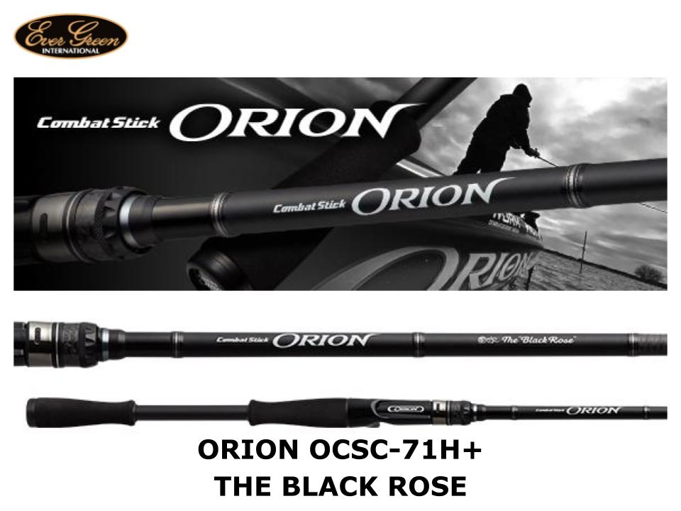 Pre-Order Evergreen Orion OCSC-71H+ Black Rose – JDM TACKLE HEAVEN