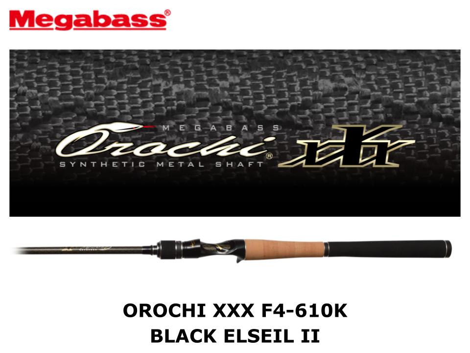 Megabass Orochi XXX Baitcasting F4-610K Black Elseil II – JDM