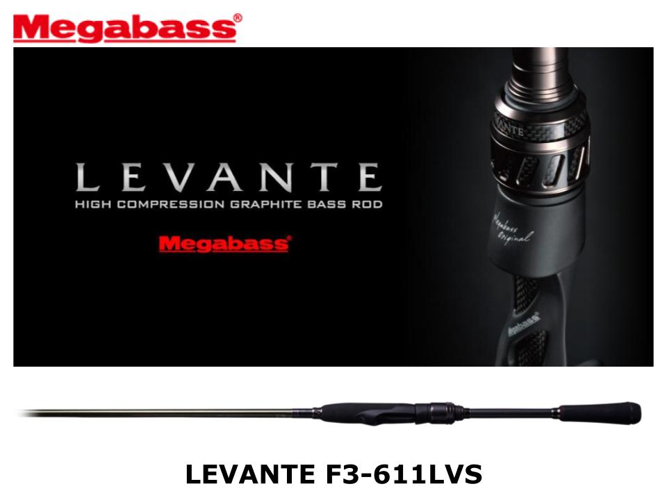 Megabass Levante Spinning F3-611LVS – JDM TACKLE HEAVEN