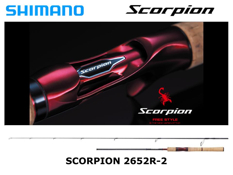 Shimano Scorpion 2652R-2 One & Half Two-Piece Spinning Model – JDM