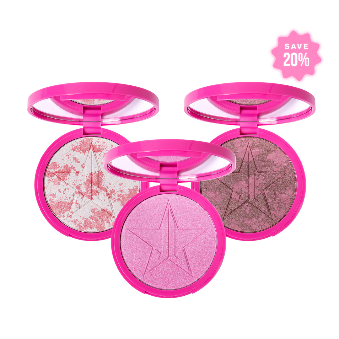 Skin Frost™ Blush Highlighter & Highlighter Trio – Jeffree Star