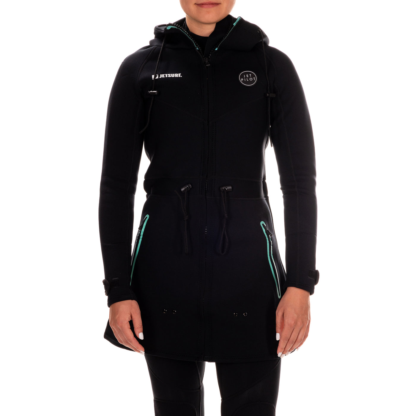Neoprene Tour Coat JET PILOT BLACK W – JETSURF®